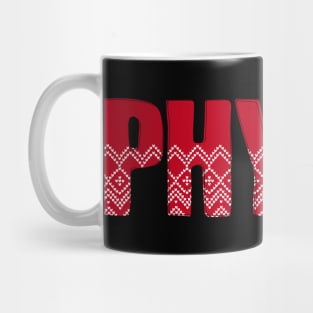 Christmas Physical Therapist - Vintage PT Physio Mug